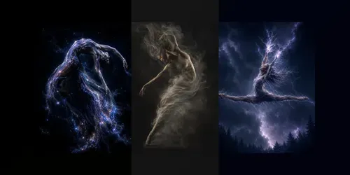 Elemental Dance Art generated by chatgpt-image