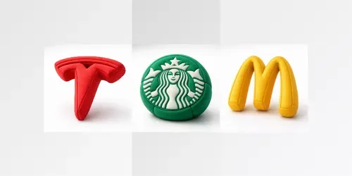Luxury 3D Foam Logo Renders generated by chatgpt-image