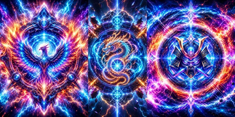 Cosmic Energy Emblem Generator generated by undefined