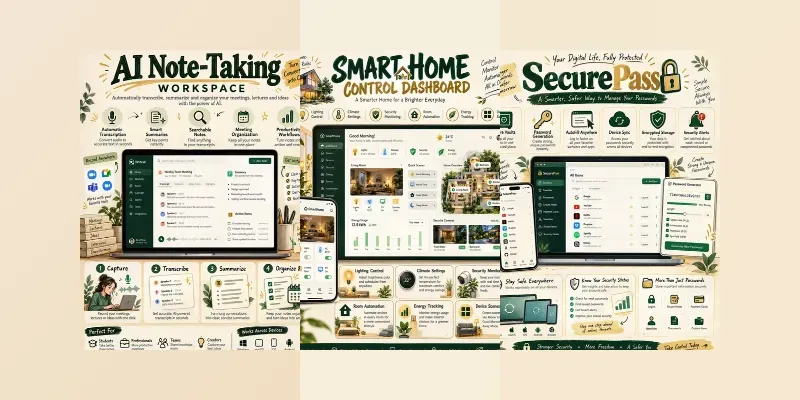 Handdrawn Tech Product Infographics