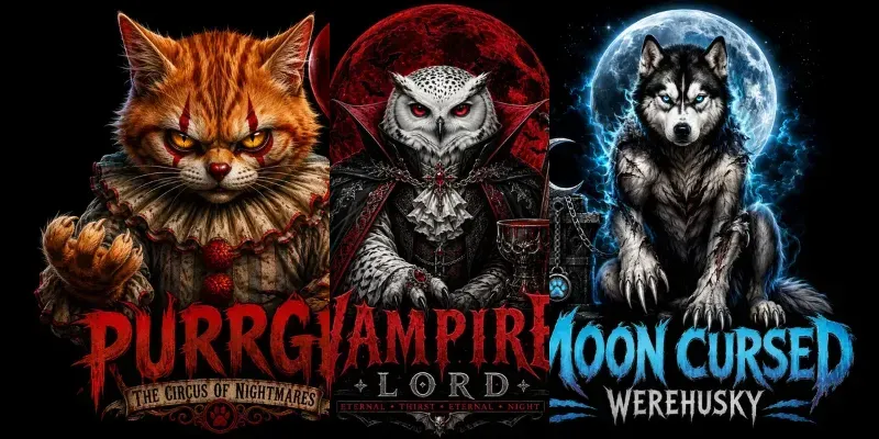 Cute Horror Animal Mashups generated by undefined