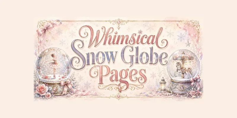 Whimsical Snow Globe Pages generated by undefined