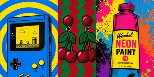 Retro Pop Art Screenprints generated by chatgpt-image