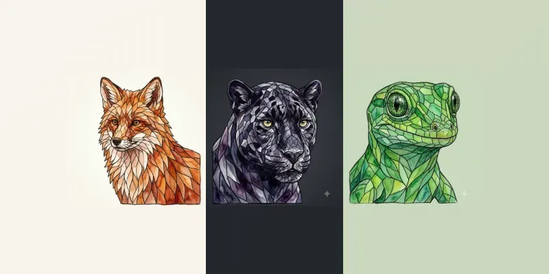 Stained Glass Animal Art Generator generated by undefined