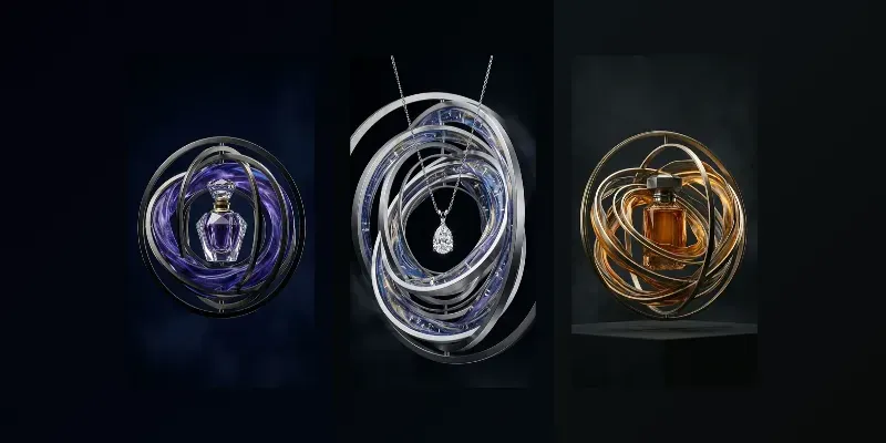 Kinetic Fluid Geometric Ring Studios generated by undefined