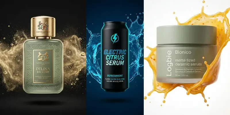 Floating Hero Shot Studio Products generated by undefined