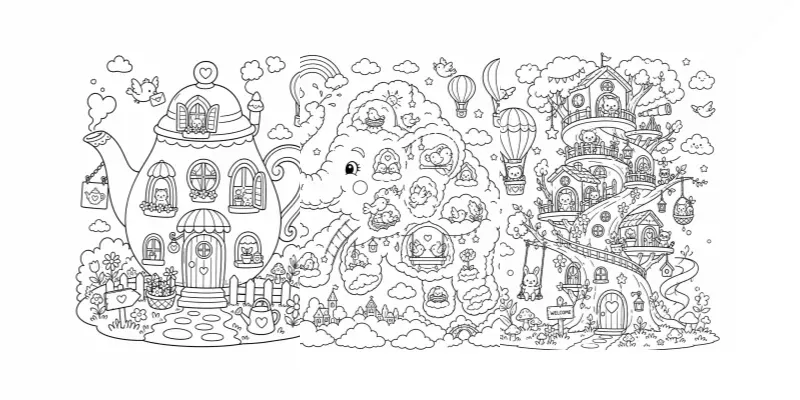 Creative Kids Coloring Pages generated by undefined