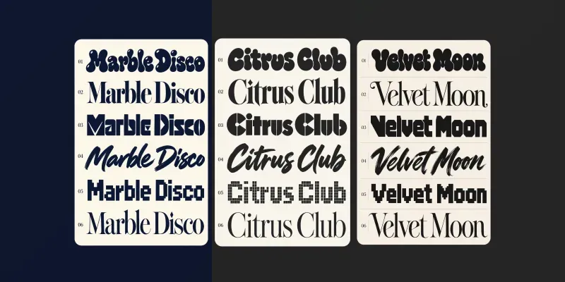 Font Style Specimen Generator