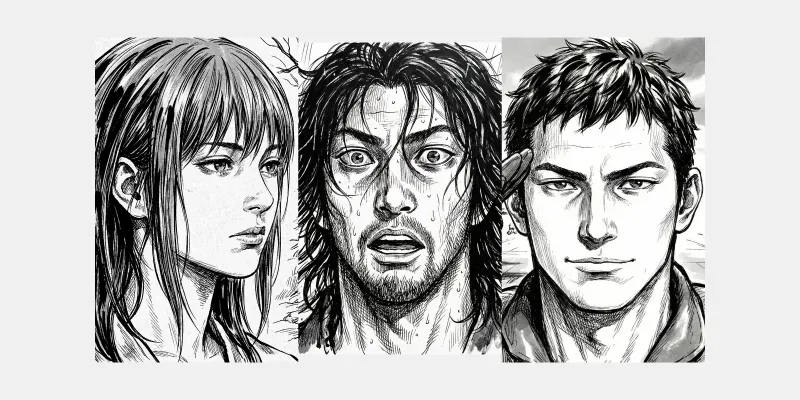Takehiko Inoue Style Vagabond Manga Art generated by undefined