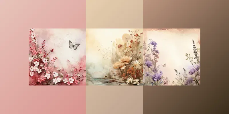 Fairycore Watercolor Backgrounds generated by undefined