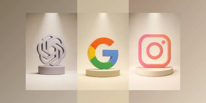 3D Pastel Logos On Podiums generated by undefined