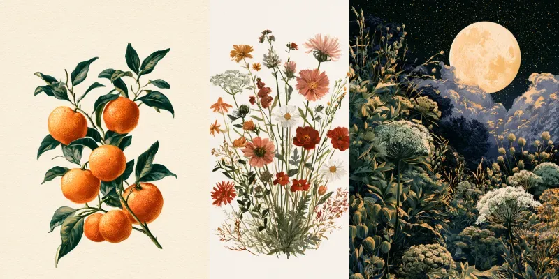 Botanical Wall Art Sets generated by undefined