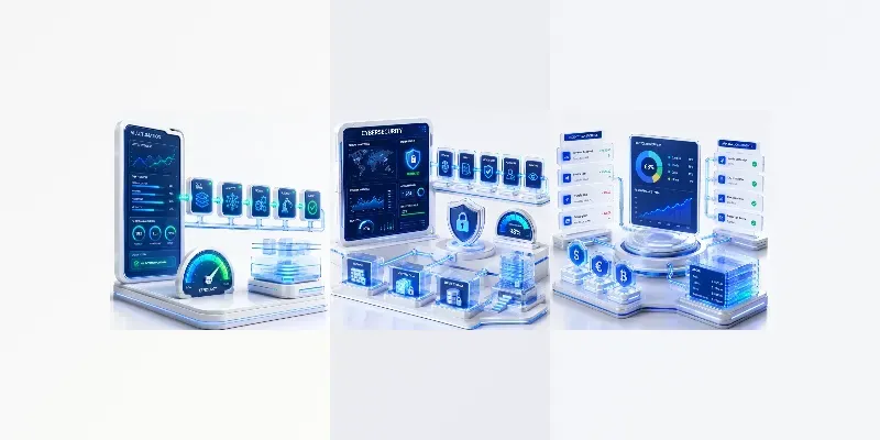 Premium 3D Digital Workflow Visuals generated by undefined