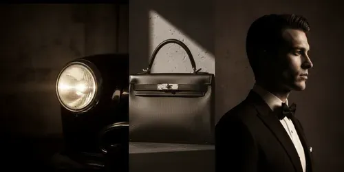 Luxury Modern Noir Photography generated by gemini-image