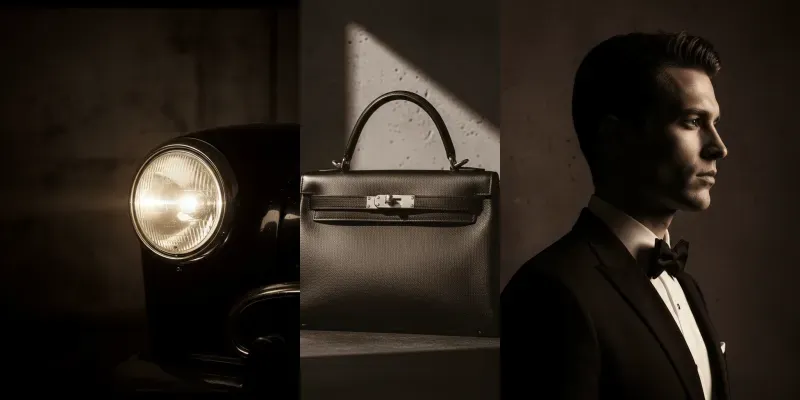 Luxury Modern Noir Photography generated by undefined