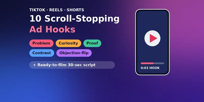Short Video Ad Hook Script Lab