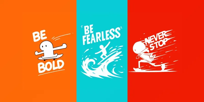 Stickman Poster Tshirt Designs generated by undefined