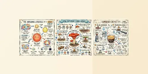 Whimsical Handdrawn Infographics generated by gemini-image