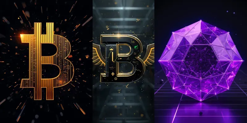 Cryptocurrency Symbol Concepts generated by undefined