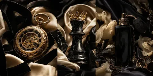 Dark Luxury Object Cocoons generated by chatgpt-image