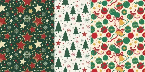 Christmas Seamless Pattern Generator generated by gemini-image