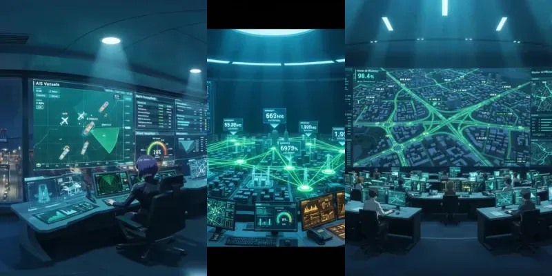 Smart Cities Control Room Anime Engines generated by undefined