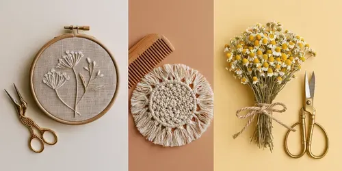 Artisan Craft Flat Lay Generator generated by midjourney