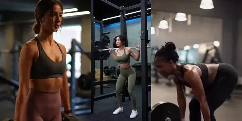 Realistic Female Gym Workouts generated by undefined