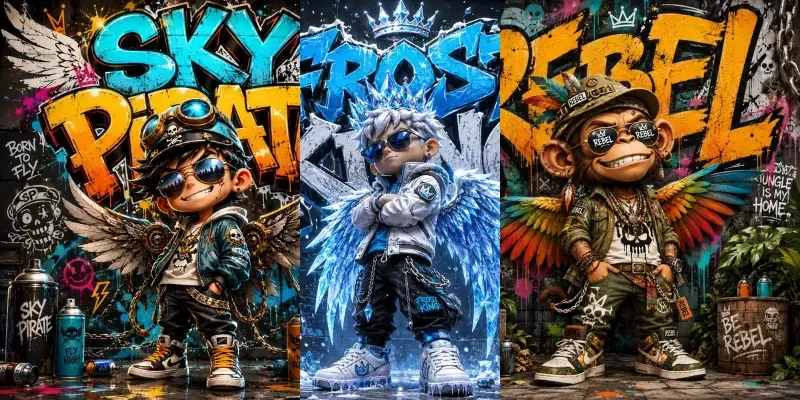 Urban Graffiti Mascot Character Creators generated by undefined