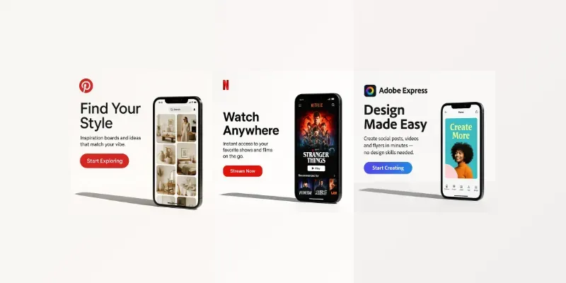 Clean App Hero Banners generated by undefined