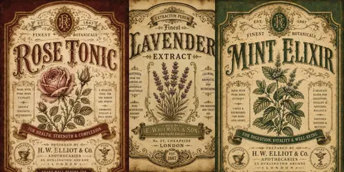 Victorian Apothecary Label Generator generated by chatgpt-image
