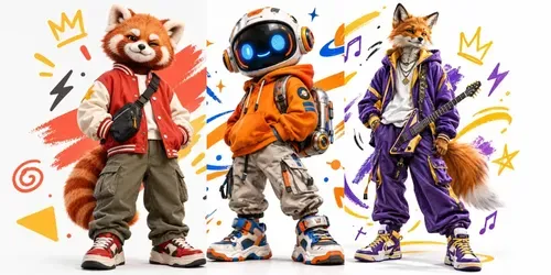 Playful Streetwear Character Art generated by chatgpt-image