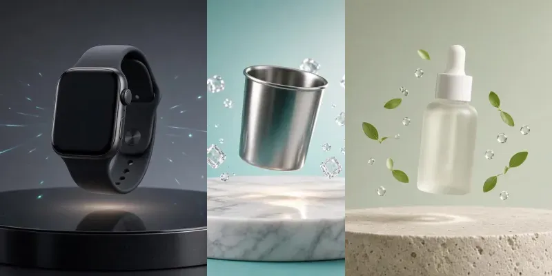 Levitating Product Pedestal Ads