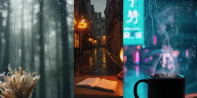 Cozy Rain Window Ambiences generated by undefined