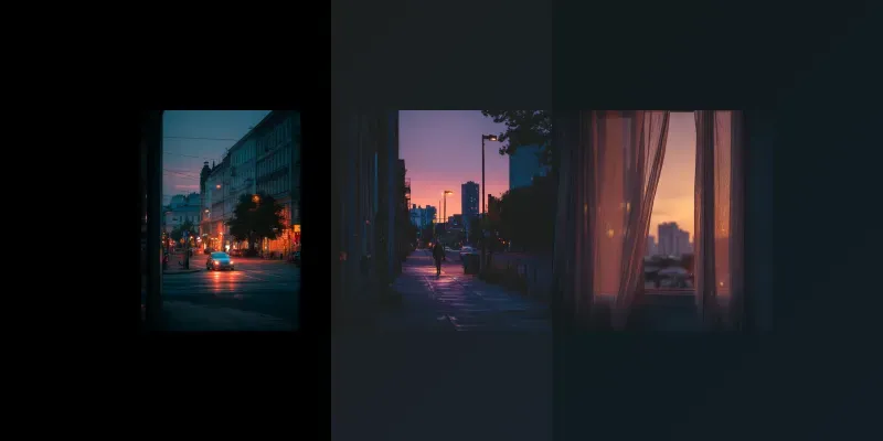 Urban Evening Atmosphere Photography generated by undefined