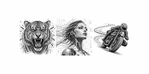 Typographic Portraits Experimental generated by chatgpt-image