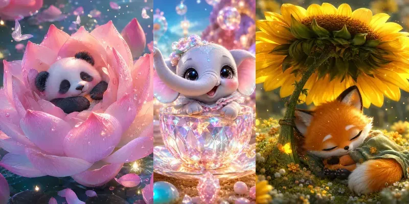 Whimsical Baby Mascot Worlds Collections generated by undefined
