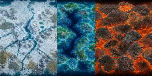 Hex Tile Map Generator For Strategy Games generated by chatgpt-image