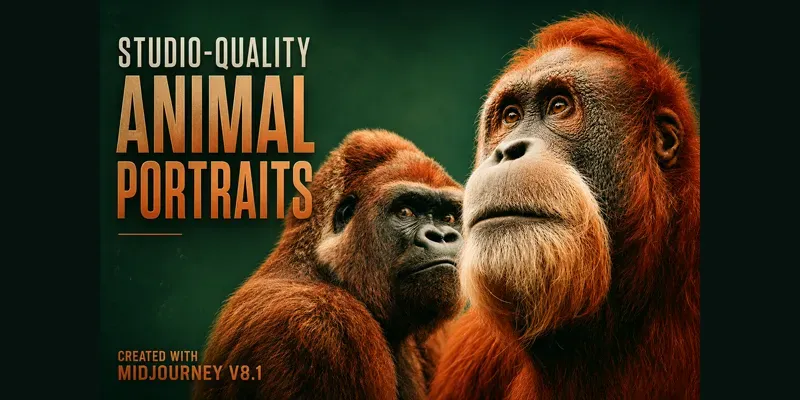 Studio Quality Animal Portraits generated by undefined