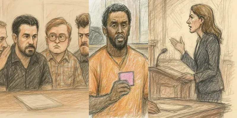Courtroom Sketch Artist generated by undefined