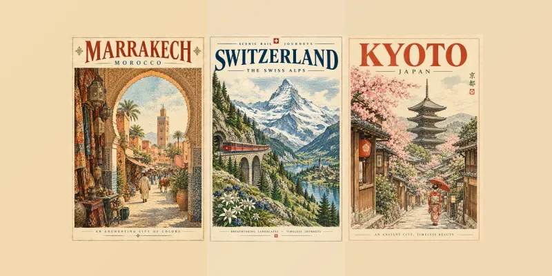 Ink Travel Poster Pros