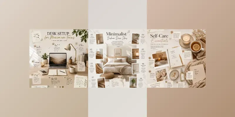 Aesthetic Lifestyle Posters generated by undefined