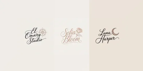 Handlettered Signature Logo Generator generated by ideogram