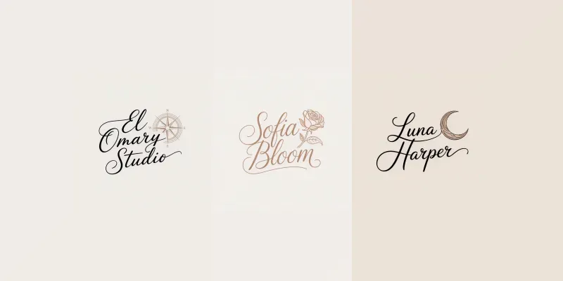 Handlettered Signature Logo Generator generated by undefined