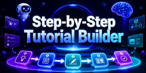 Step By Step Tutorial Builder generated by chatgpt-skill
