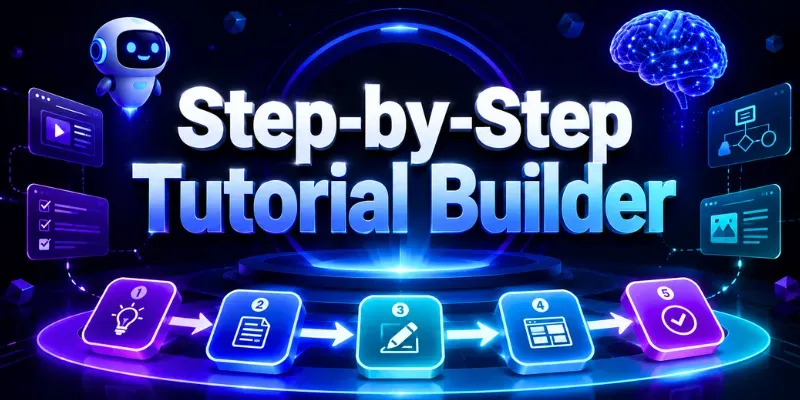Step By Step Tutorial Builder generated by undefined