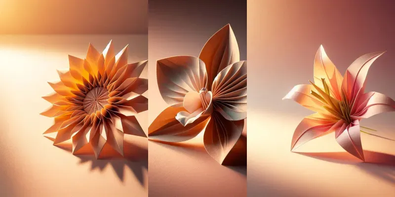 Elegant Origami Flowers