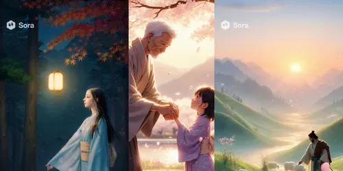 Bible Verses Animated generated by sora