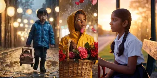 Emotional Children Story Videos generated by veo