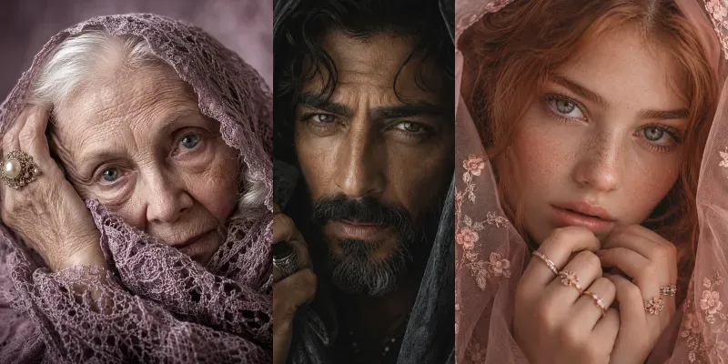 Veiled Portraits generated by undefined